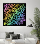 Rainbow Abstract Animal Print by Kelsey Lovelle on GIANT ART - green digital painting