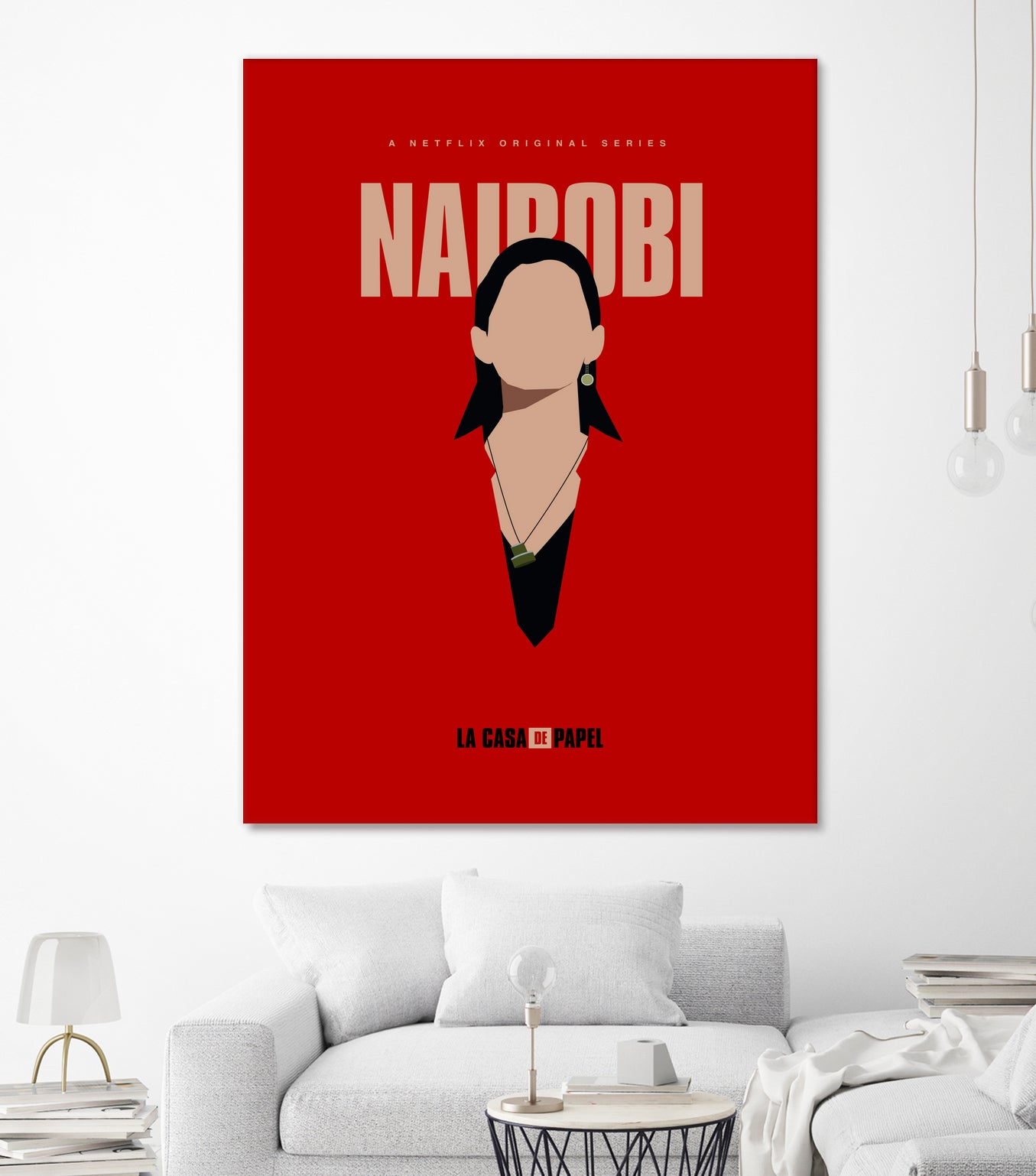 Nairobi art print by Megenta Studio on GIANT ART - red photo illustration