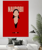 Nairobi art print by Megenta Studio on GIANT ART - red photo illustration