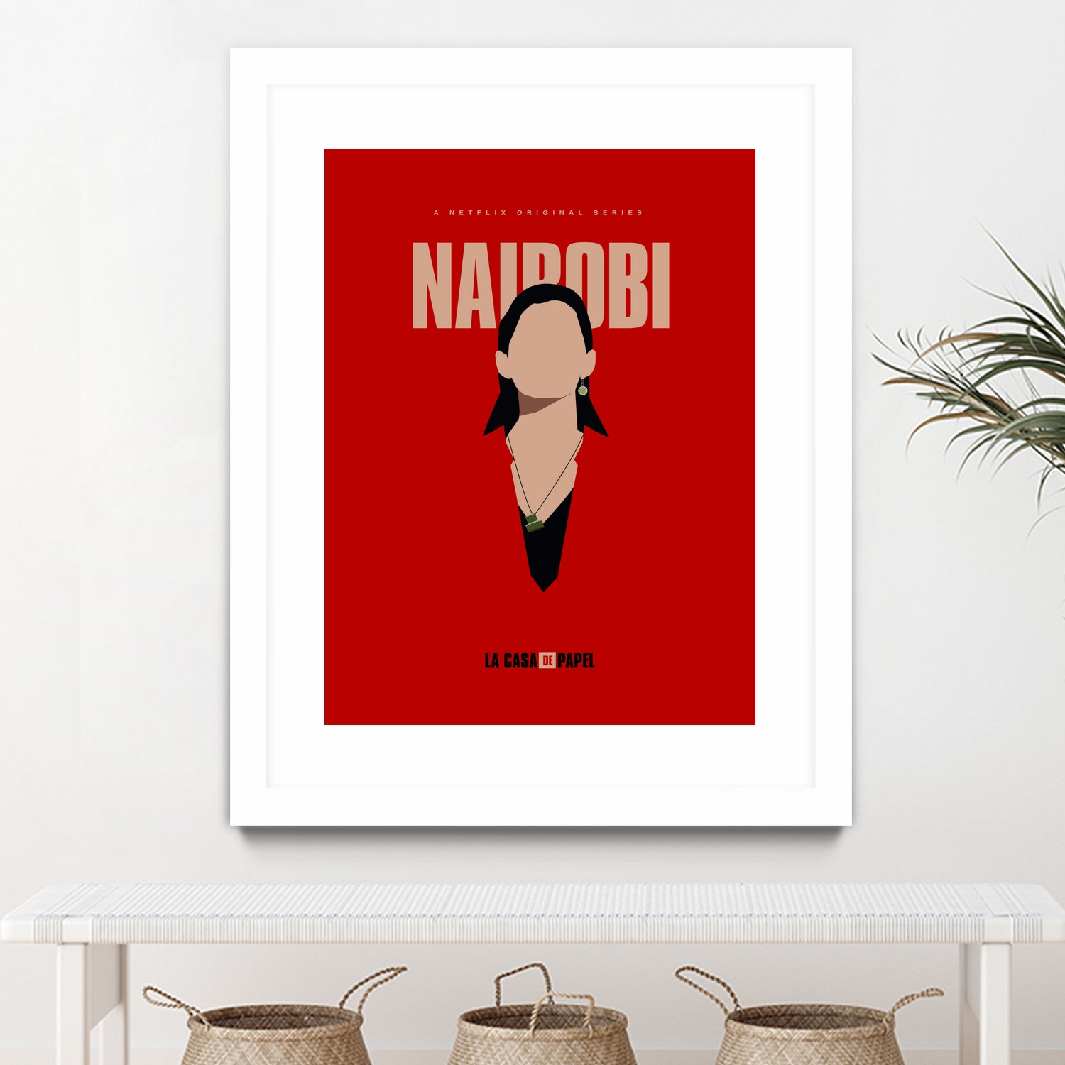 Nairobi art print by Megenta Studio on GIANT ART - red photo illustration