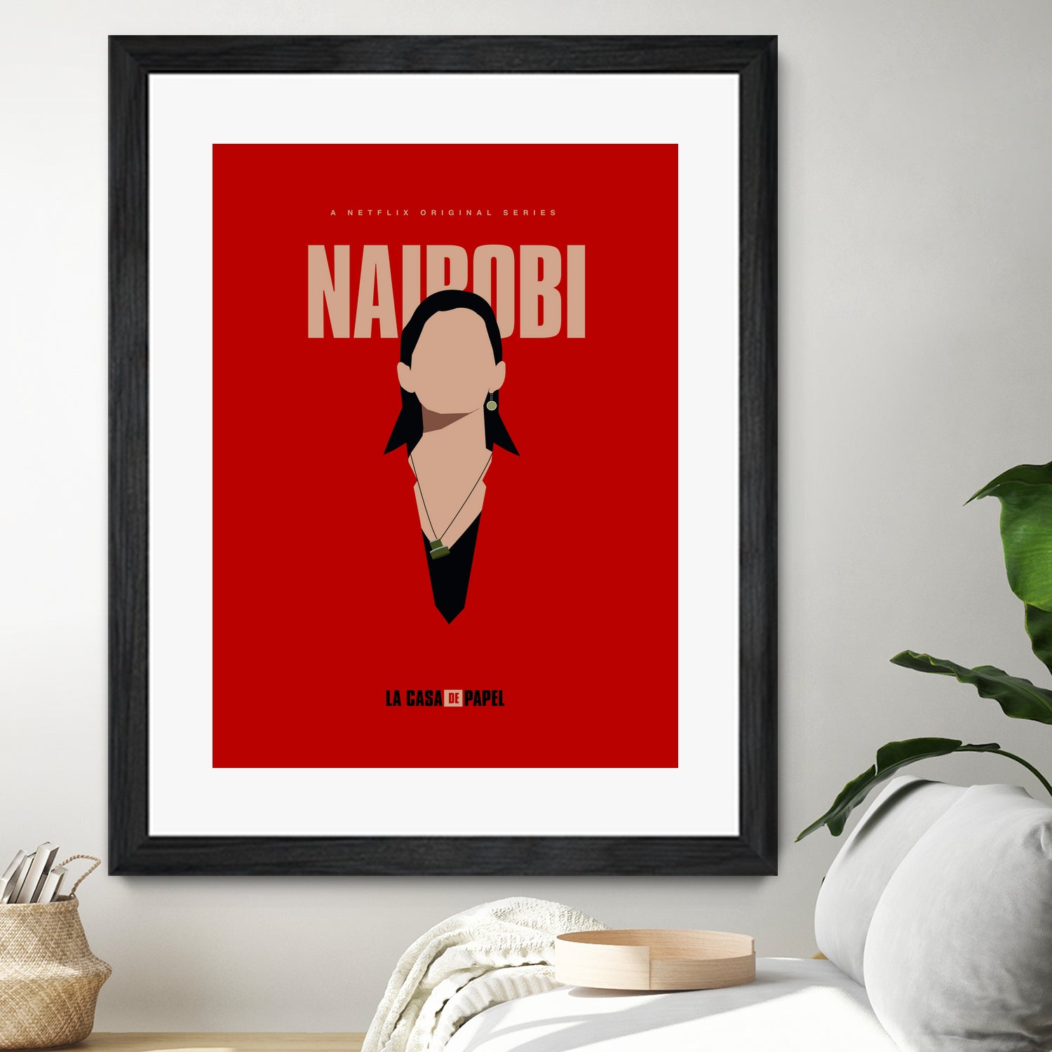 Nairobi art print by Megenta Studio on GIANT ART - red photo illustration