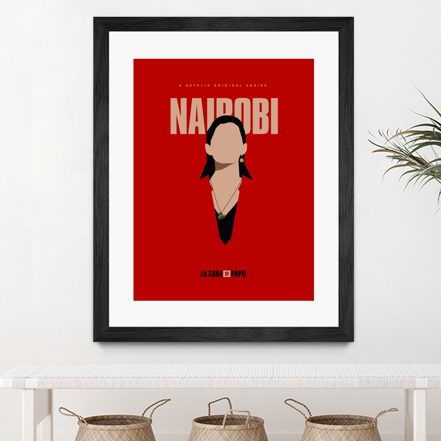 Nairobi art print by Megenta Studio on GIANT ART - red photo illustration