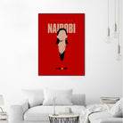 Nairobi art print by Megenta Studio on GIANT ART - red photo illustration