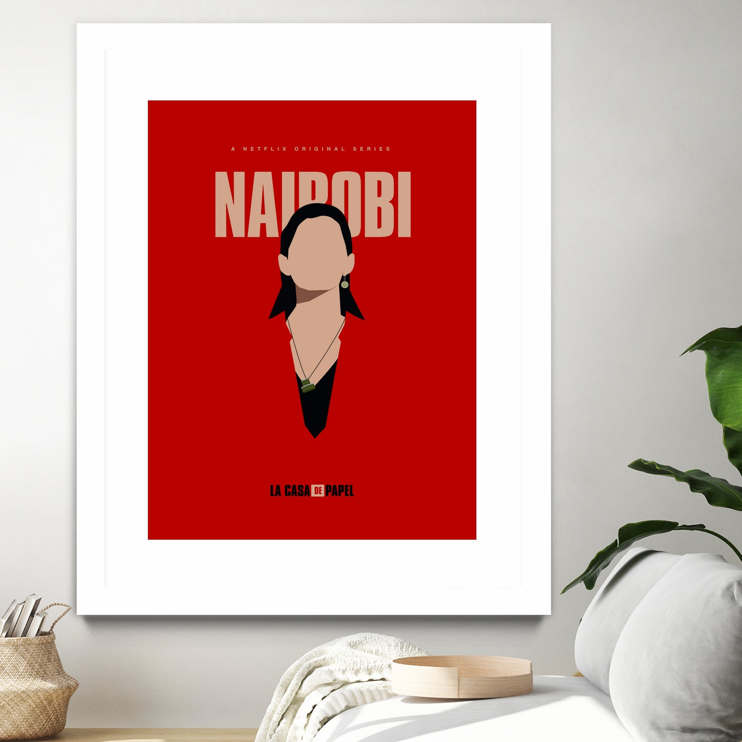 Nairobi art print by Megenta Studio on GIANT ART - red photo illustration