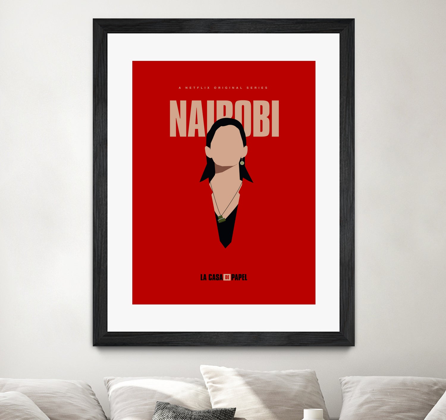 Nairobi art print by Megenta Studio on GIANT ART - red photo illustration