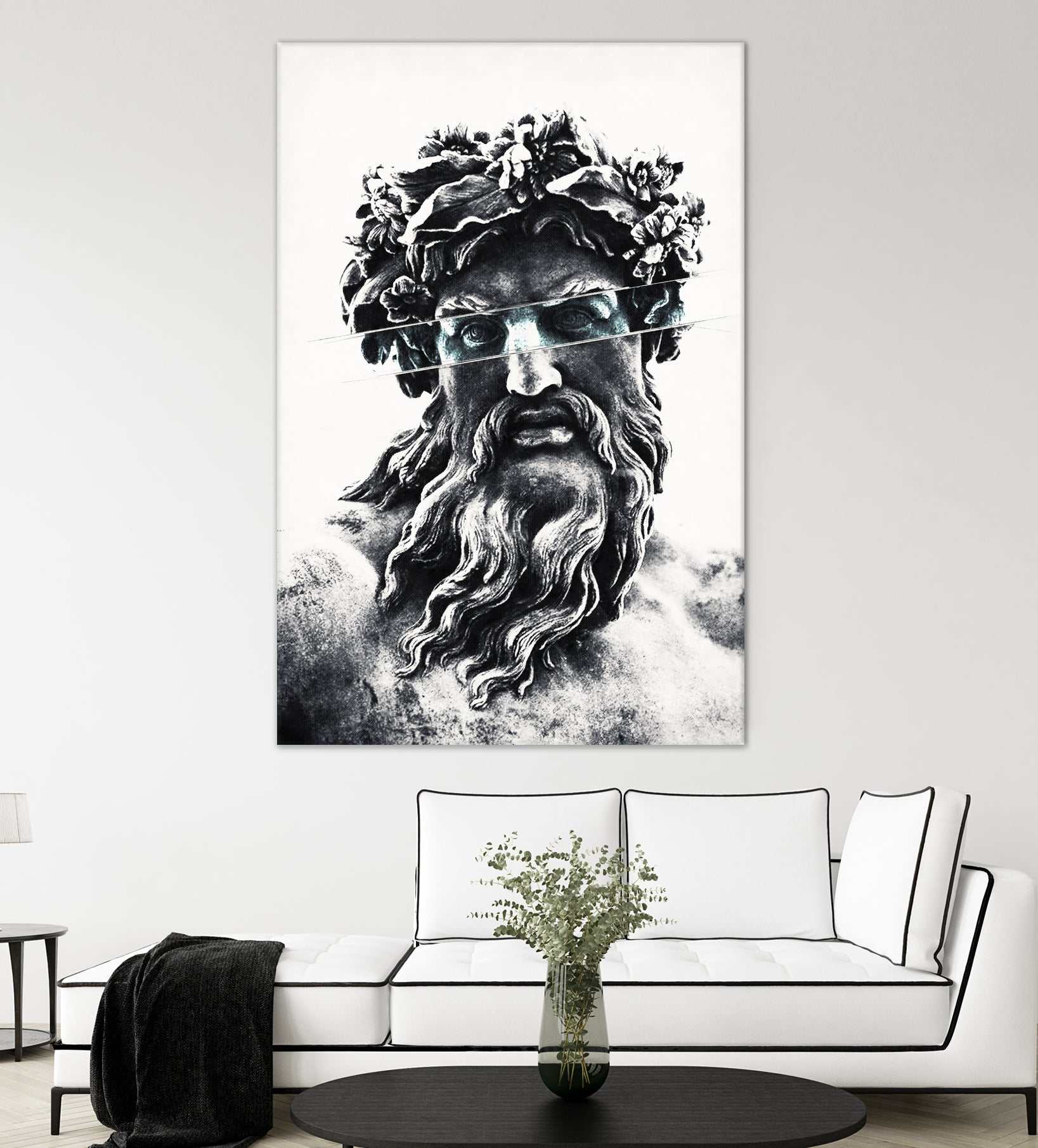 Zeus the king of gods by Menelaos Trompoukis on GIANT ART - gray digital painting