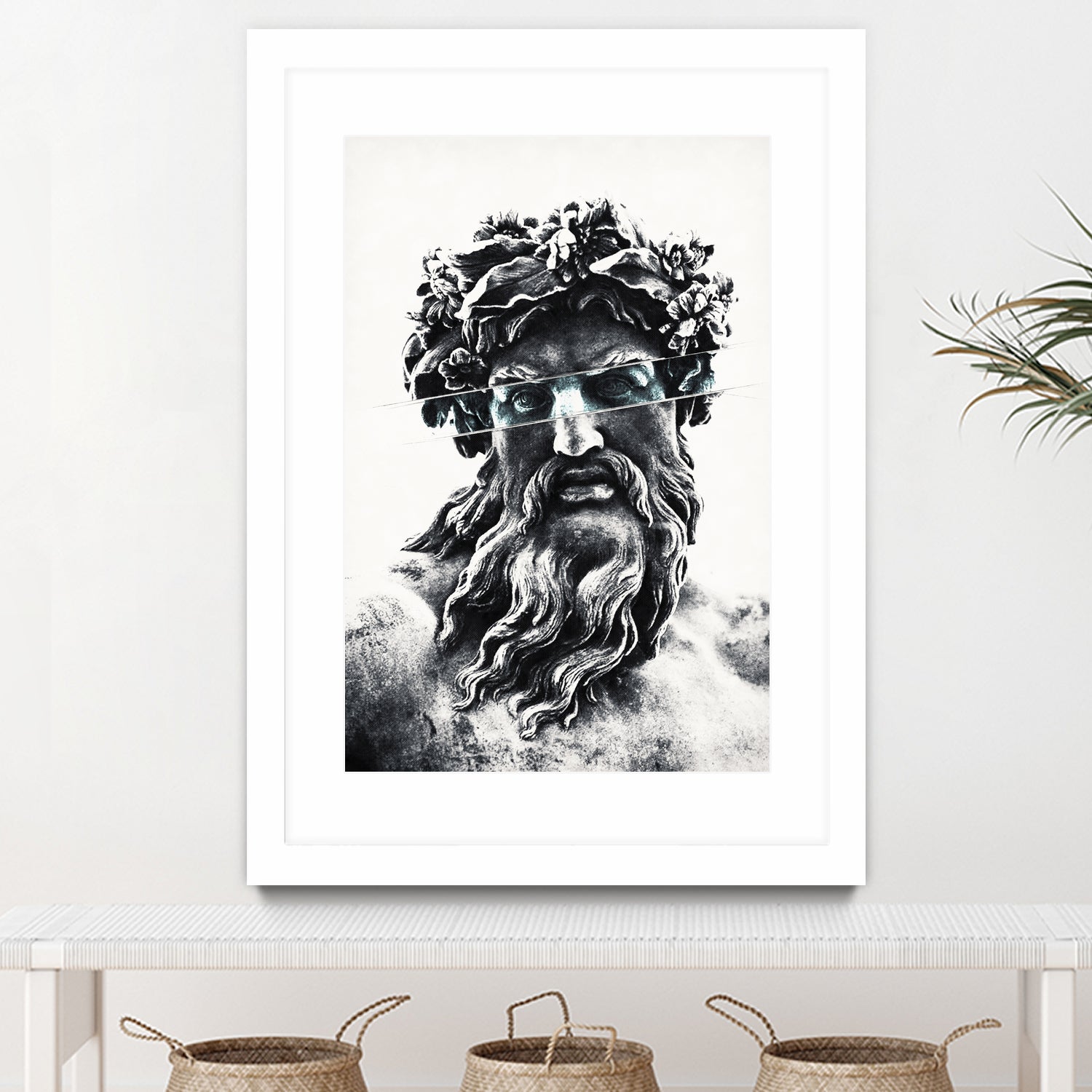 Zeus the king of gods by Menelaos Trompoukis on GIANT ART - gray digital painting