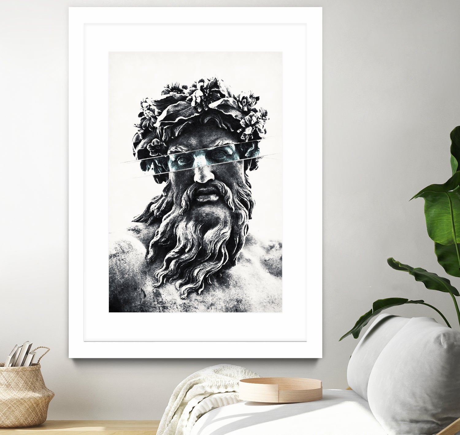 Zeus the king of gods by Menelaos Trompoukis on GIANT ART - gray digital painting