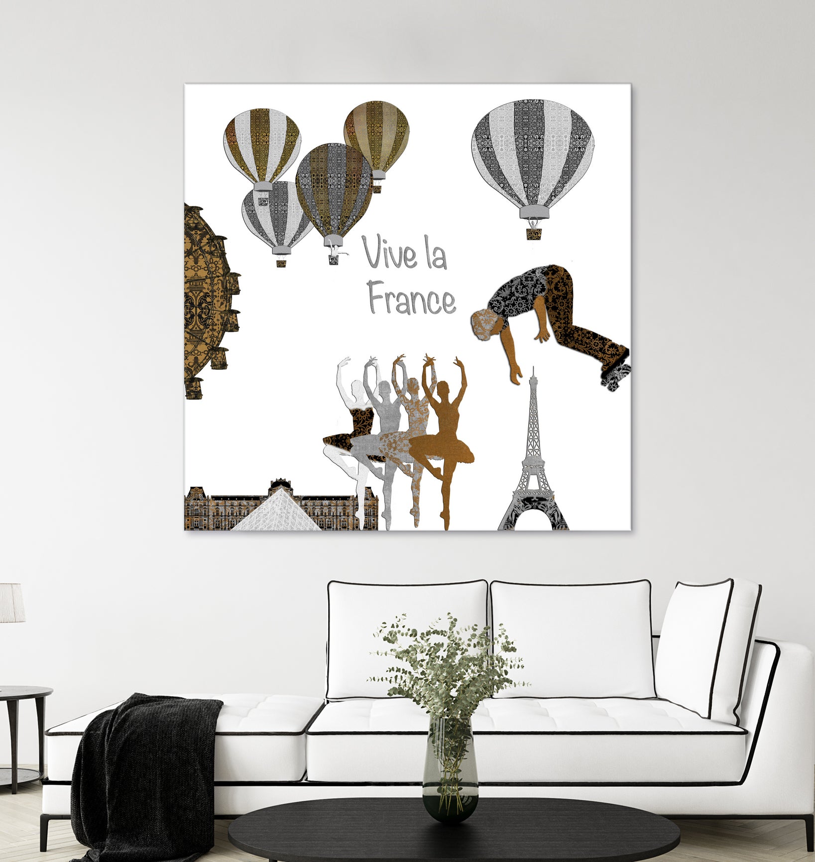 Vive la France T-shirt by Diego Taborda on GIANT ART - white digital drawing