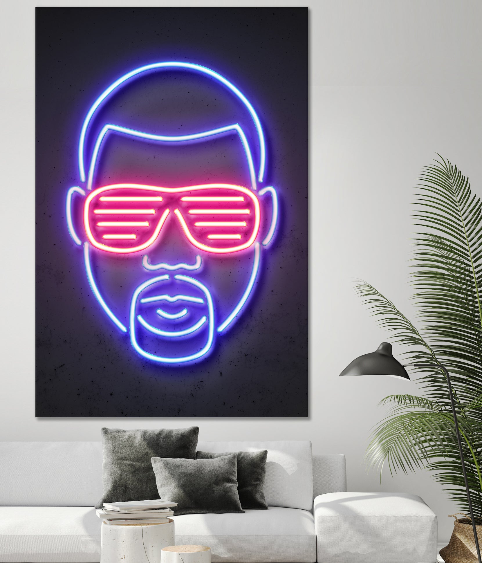 Kanye West by Octavian Mihai Mielu on GIANT ART - blue character design