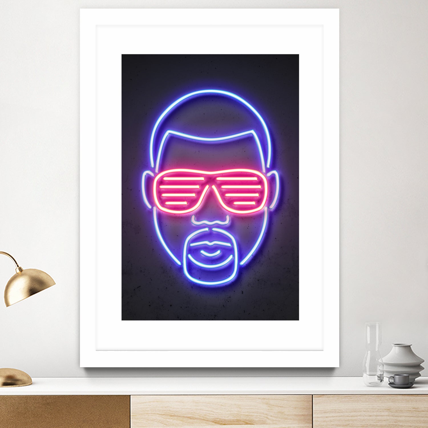 Kanye West by Octavian Mihai Mielu on GIANT ART - blue character design