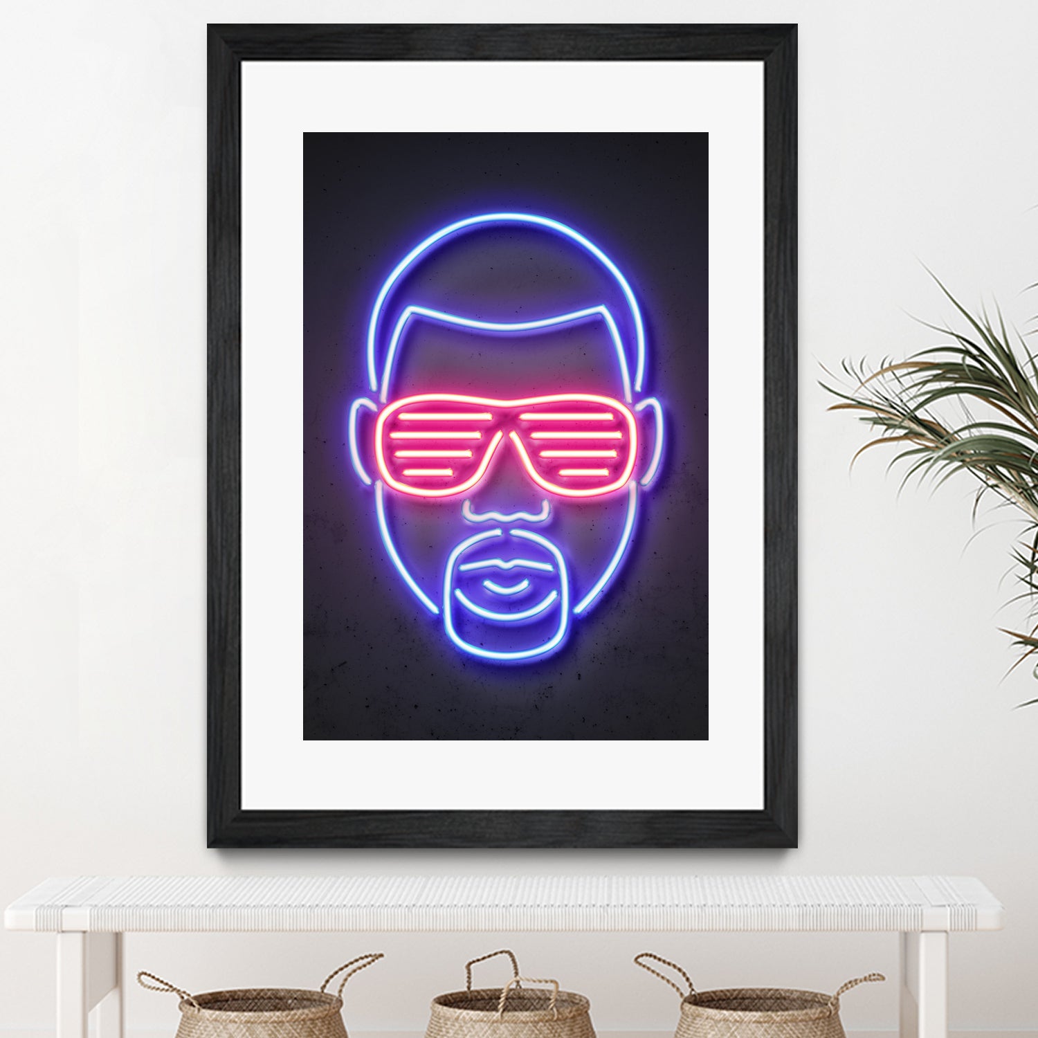 Kanye West by Octavian Mihai Mielu on GIANT ART - blue character design