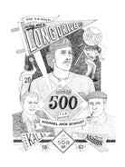 MIKE SCHMIDT 500 HR by Lewis Lenoble on GIANT ART - black mixed media