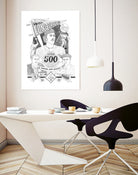 MIKE SCHMIDT 500 HR by Lewis Lenoble on GIANT ART - black mixed media