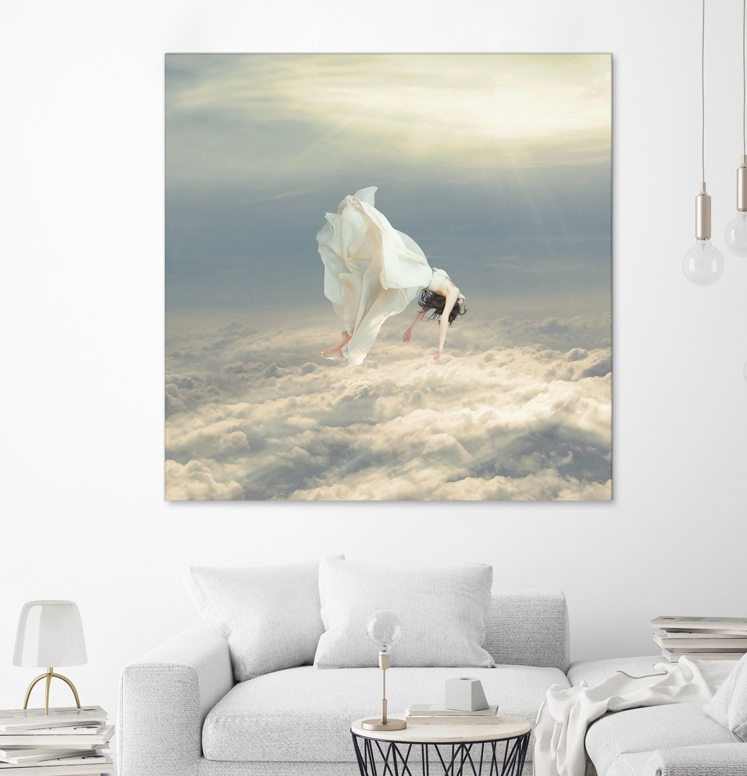 Free Falling Dream by Richard Davis on GIANT ART - yellow digital painting