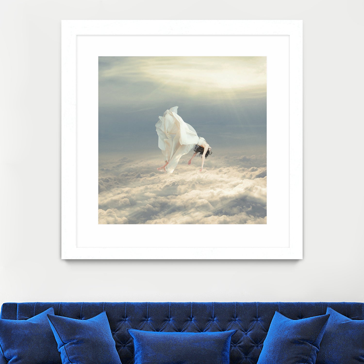 Free Falling Dream by Richard Davis on GIANT ART - yellow digital painting