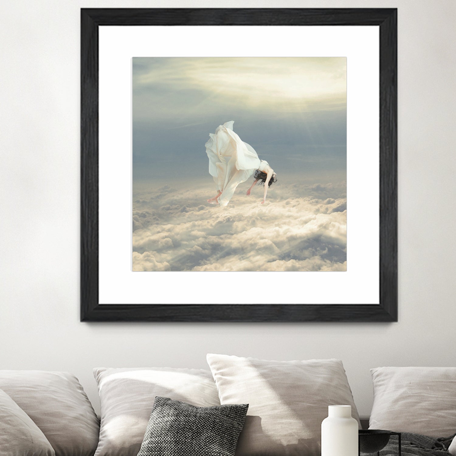 Free Falling Dream by Richard Davis on GIANT ART - yellow digital painting