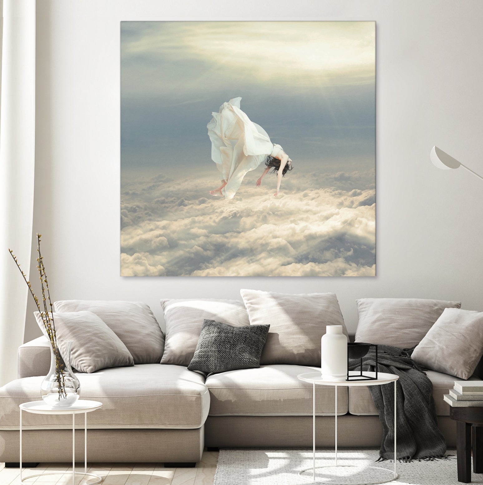 Free Falling Dream by Richard Davis on GIANT ART - yellow digital painting