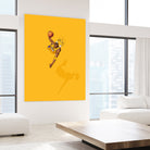 Frequent Fliers / Kobe by Jason Ratliff on GIANT ART - yellow digital painting