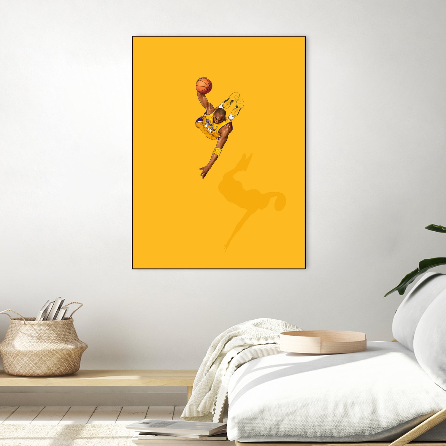 Frequent Fliers / Kobe by Jason Ratliff on GIANT ART - yellow digital painting