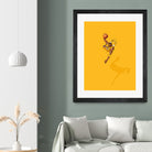 Frequent Fliers / Kobe by Jason Ratliff on GIANT ART - yellow digital painting