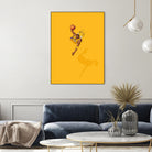 Frequent Fliers / Kobe by Jason Ratliff on GIANT ART - yellow digital painting