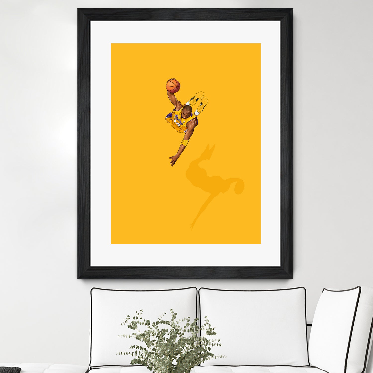 Frequent Fliers / Kobe by Jason Ratliff on GIANT ART - yellow digital painting