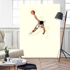 Frequent Fliers / Dr. J by Jason Ratliff on GIANT ART - white digital painting