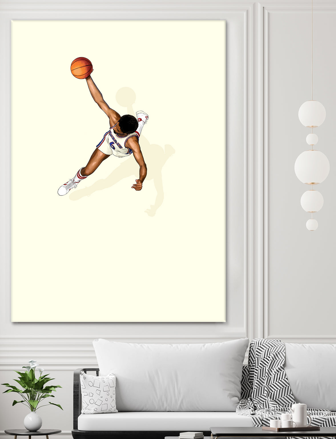 Frequent Fliers / Dr. J by Jason Ratliff on GIANT ART - white digital painting