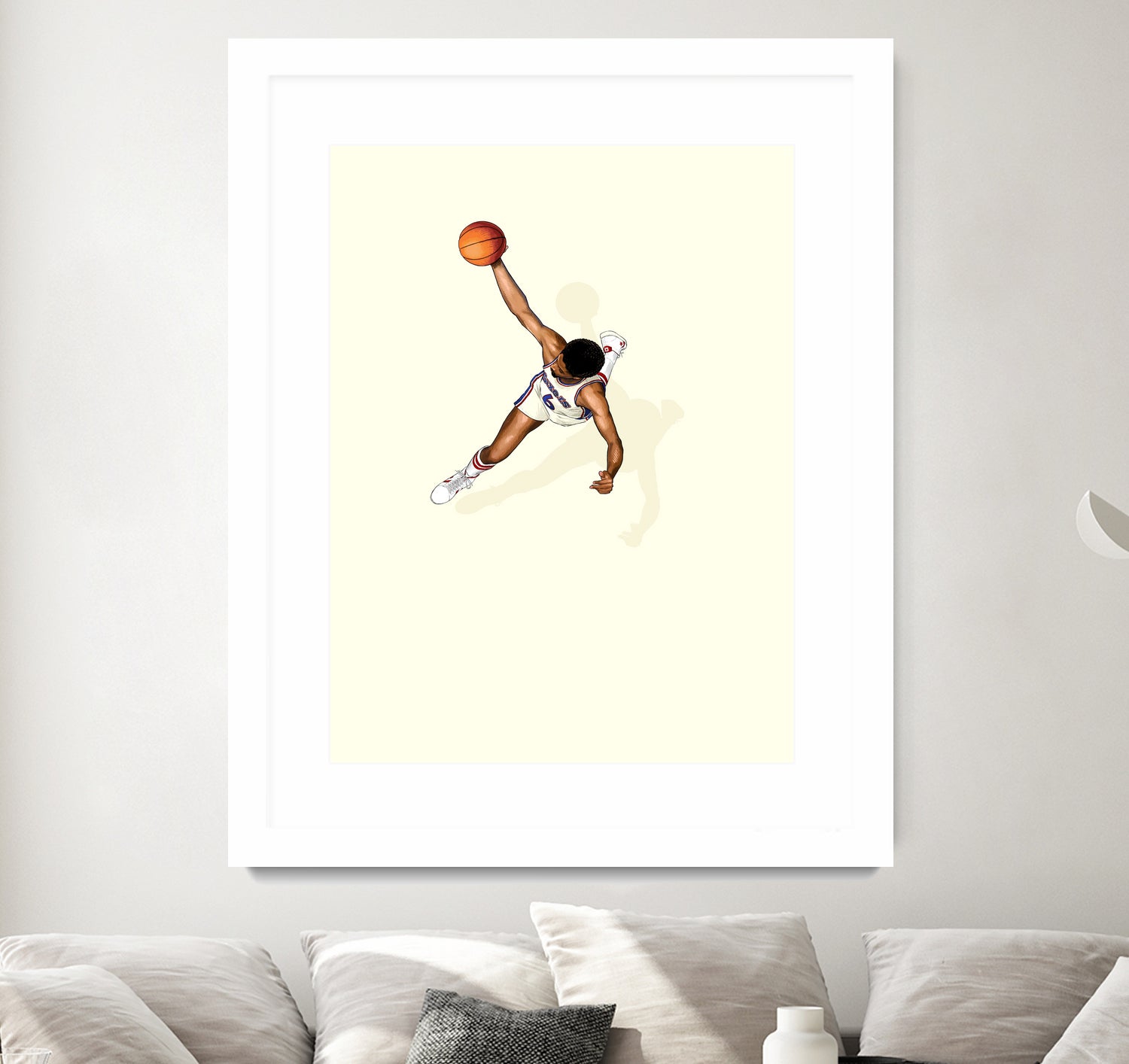 Frequent Fliers / Dr. J by Jason Ratliff on GIANT ART - white digital painting