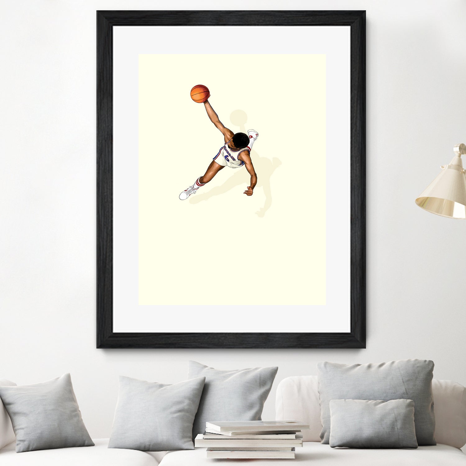 Frequent Fliers / Dr. J by Jason Ratliff on GIANT ART - white digital painting