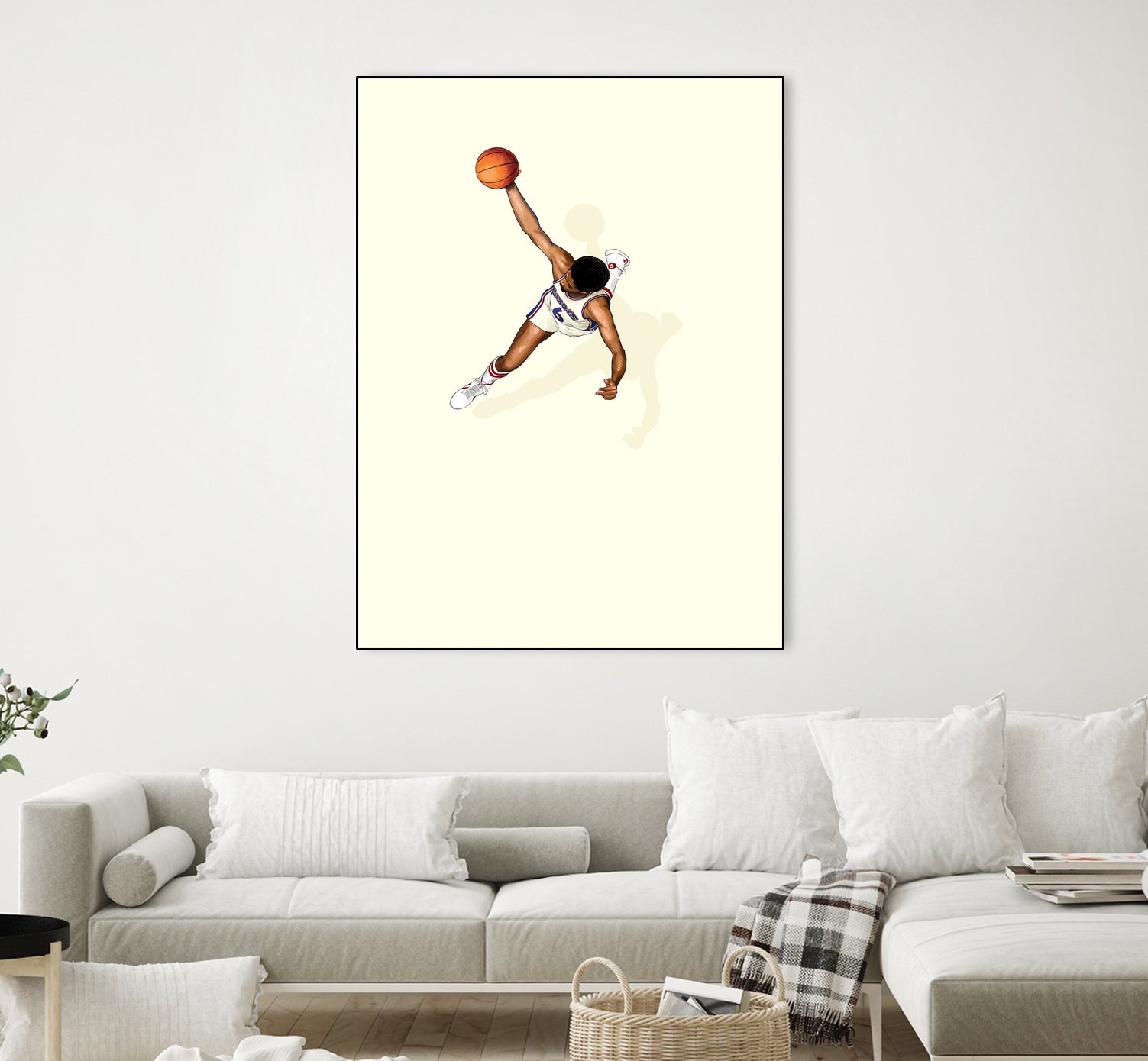 Frequent Fliers / Dr. J by Jason Ratliff on GIANT ART - white digital painting