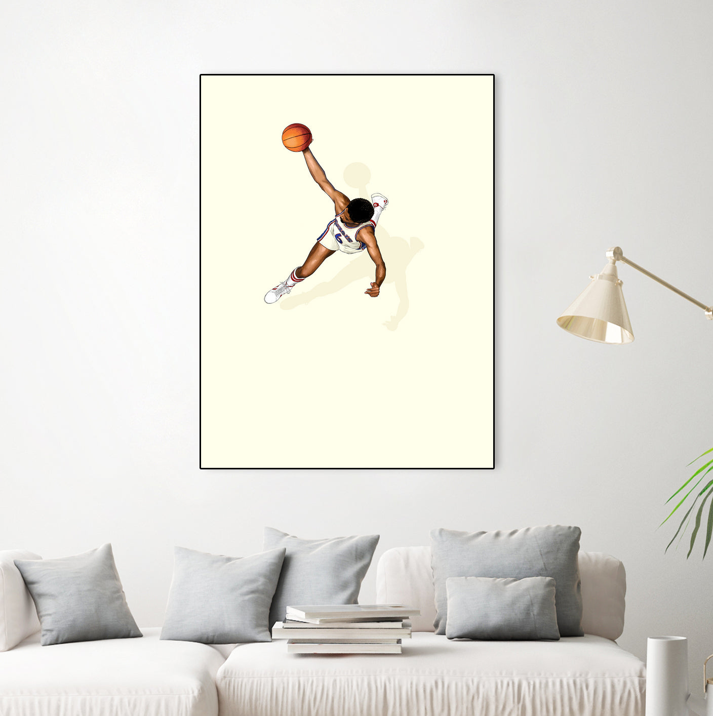 Frequent Fliers / Dr. J by Jason Ratliff on GIANT ART - white digital painting