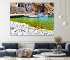 alypa beach mani greece by Haris Kavalla on GIANT ART - green photo illustration