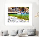 alypa beach mani greece by Haris Kavalla on GIANT ART - green photo illustration