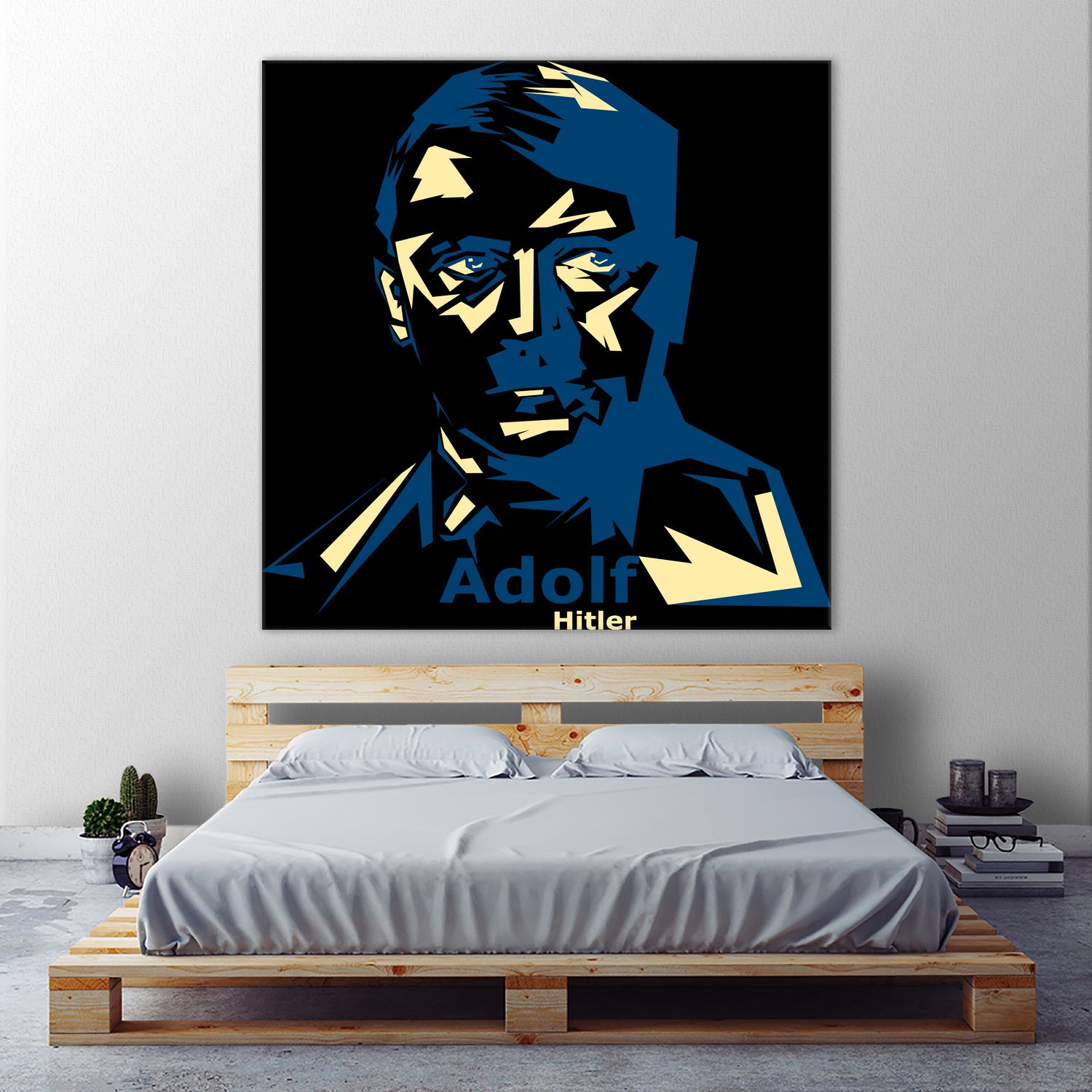 HITLER by Alfin Studio on GIANT ART - white photo illustration