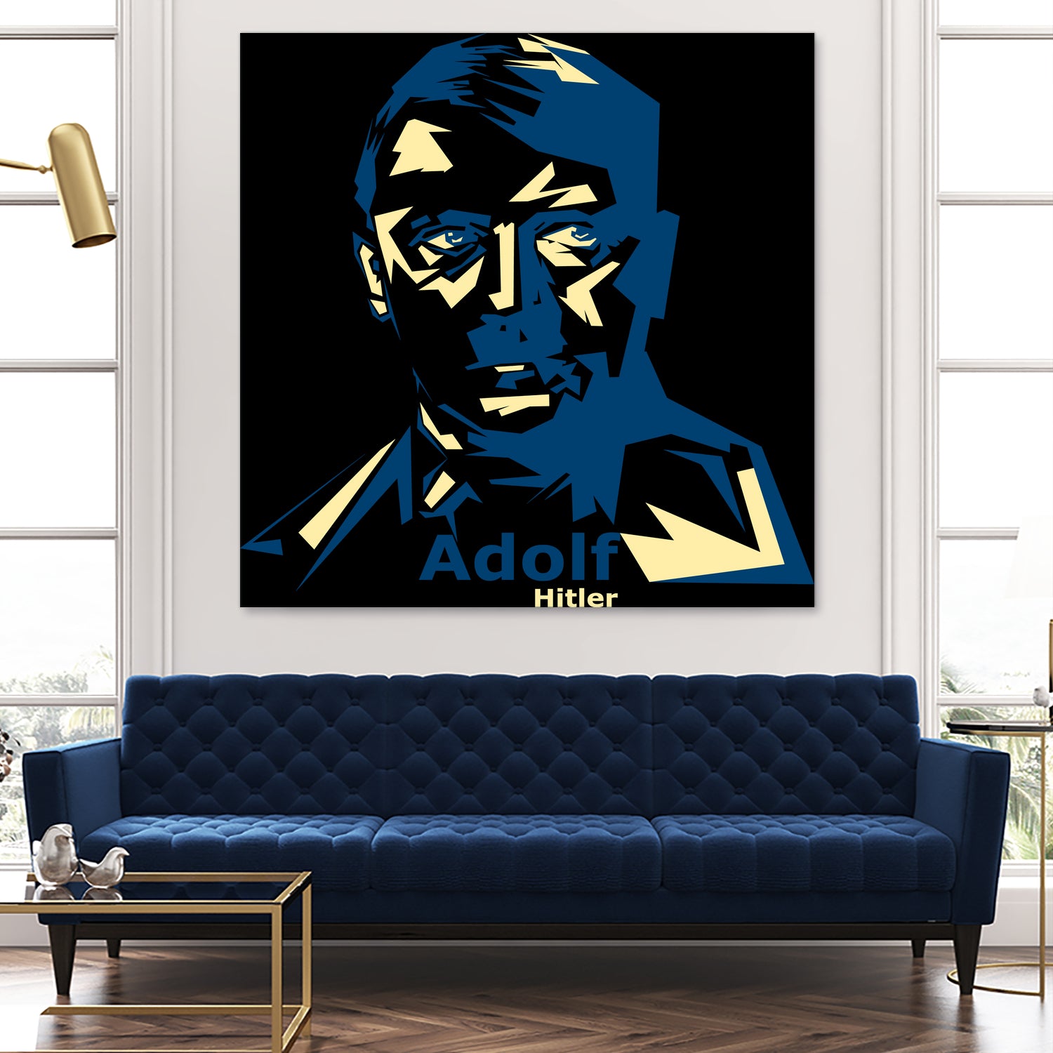 HITLER by Alfin Studio on GIANT ART - white photo illustration