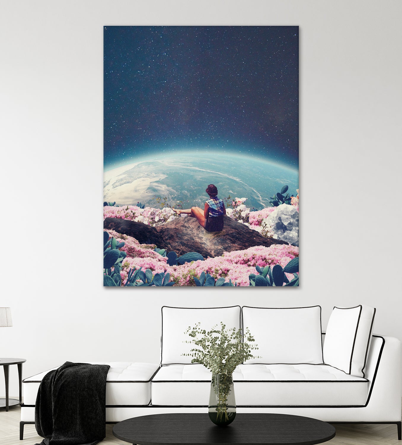 My world blossomed when I Loved You by Frank Moth on GIANT ART - blue photo manipulation