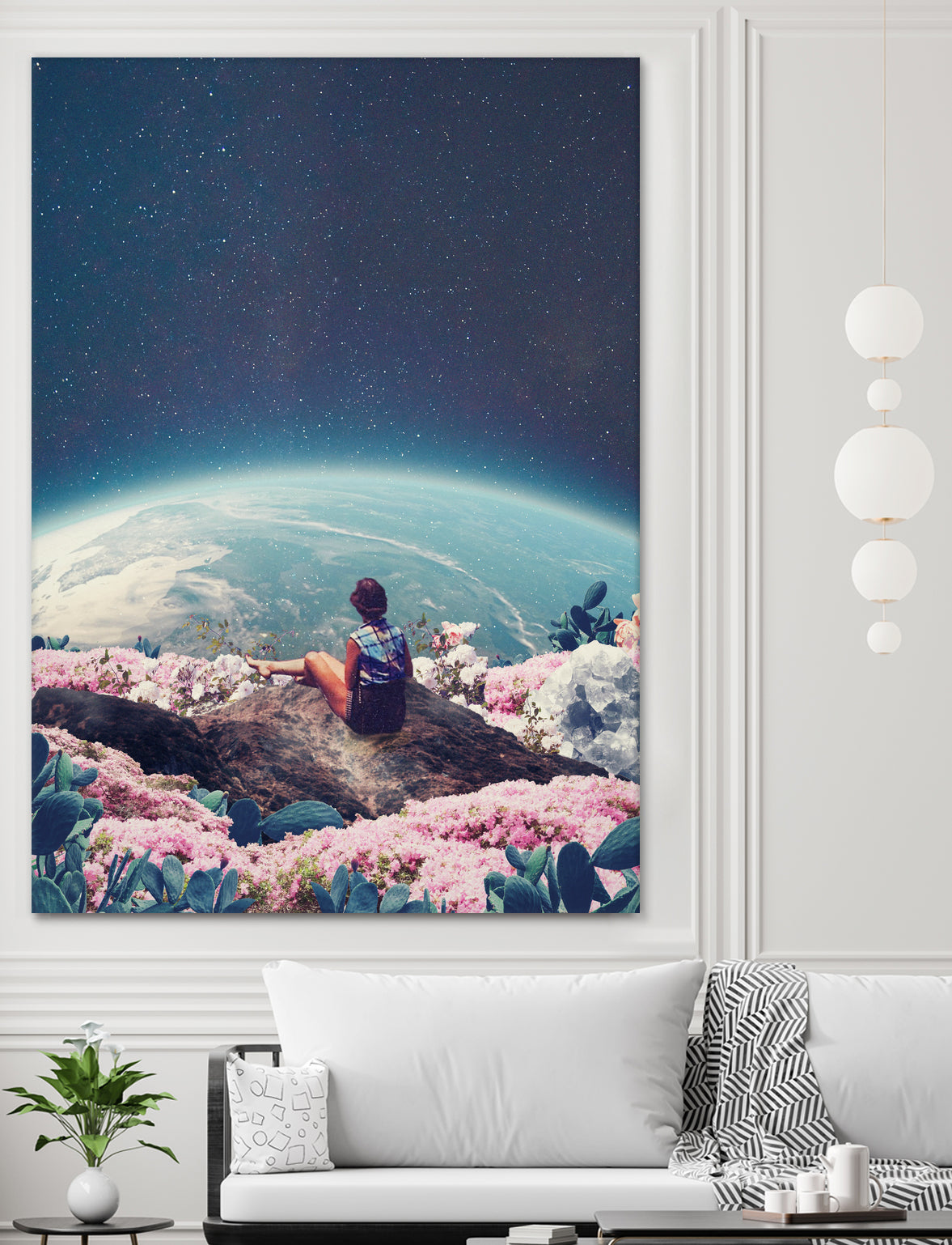 My world blossomed when I Loved You by Frank Moth on GIANT ART - blue photo manipulation