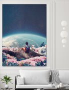 My world blossomed when I Loved You by Frank Moth on GIANT ART - blue photo manipulation