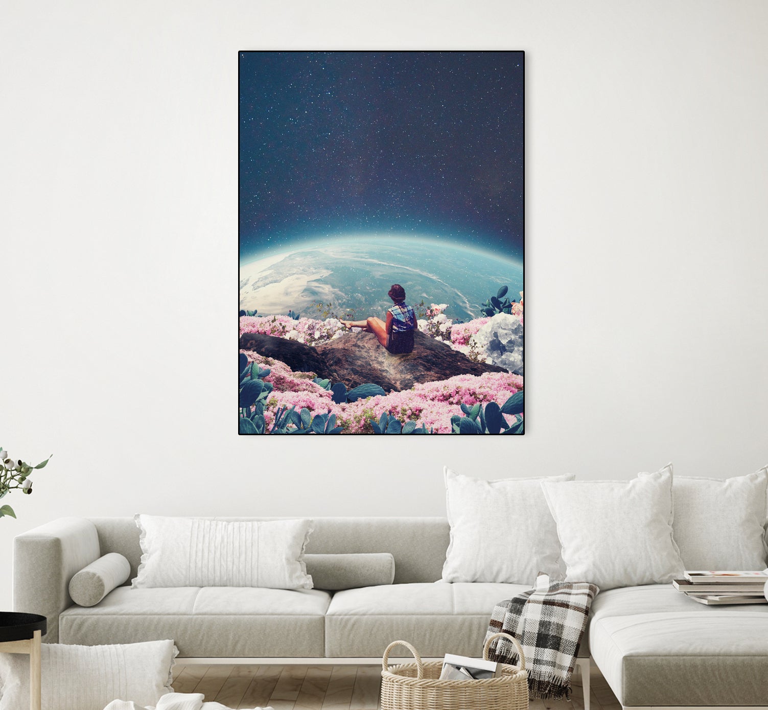 My world blossomed when I Loved You by Frank Moth on GIANT ART - blue photo manipulation