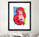 Ariel | The Little Mermaid | Pop Art by William Cuccio on GIANT ART - red digital painting