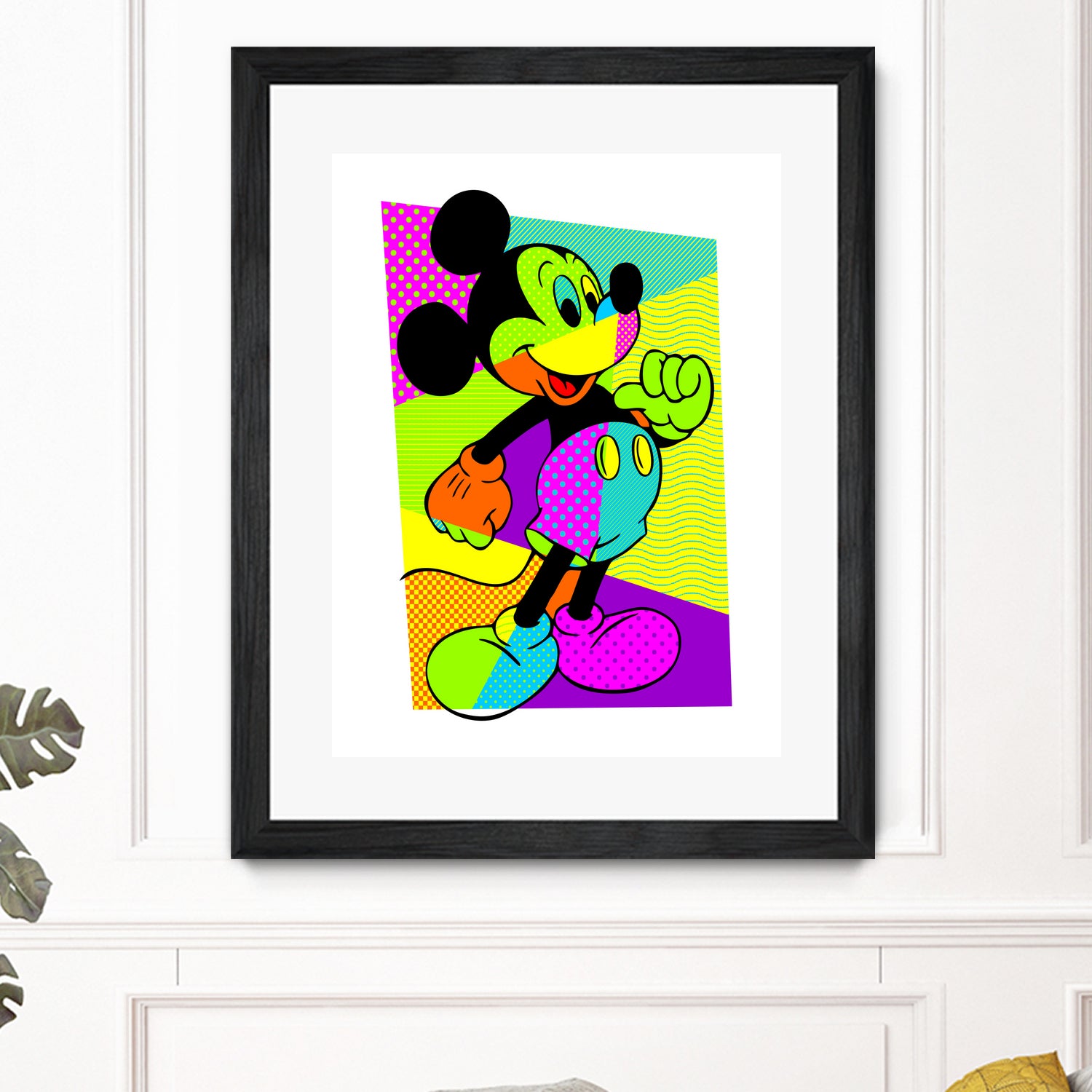 Mickey Mouse | Pop Art by William Cuccio on GIANT ART - green digital painting