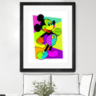 Mickey Mouse | Pop Art by William Cuccio on GIANT ART - green digital painting