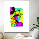 Mickey Mouse | Pop Art by William Cuccio on GIANT ART - green digital painting