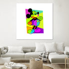 Mickey Mouse | Pop Art by William Cuccio on GIANT ART - green digital painting