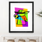 The Child | Baby Yoda | Mandalorian | Pop Art by William Cuccio on GIANT ART - green digital painting