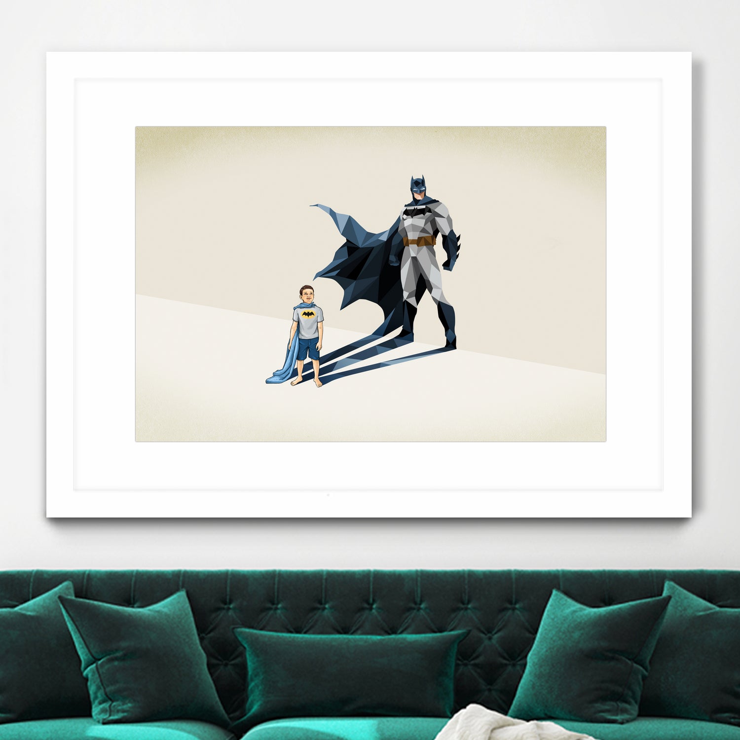 Dark Knight by Jason Ratliff on GIANT ART - blue digital painting