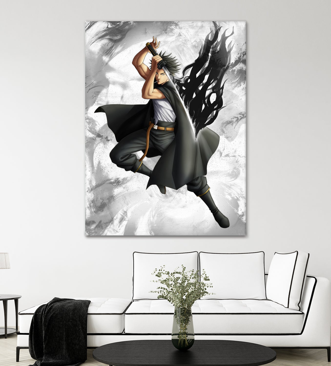 Yami dark mage captain by MCAshe 24 on GIANT ART - gray digital painting