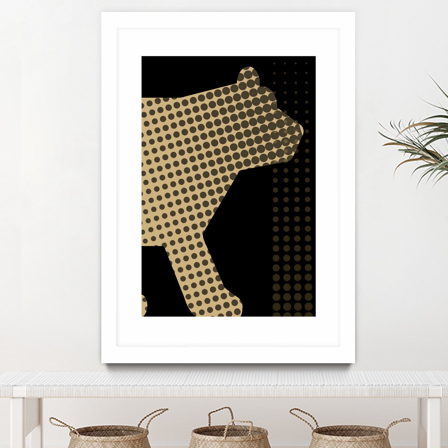 golden bear by Magdolna Novak on GIANT ART - brown digital drawing